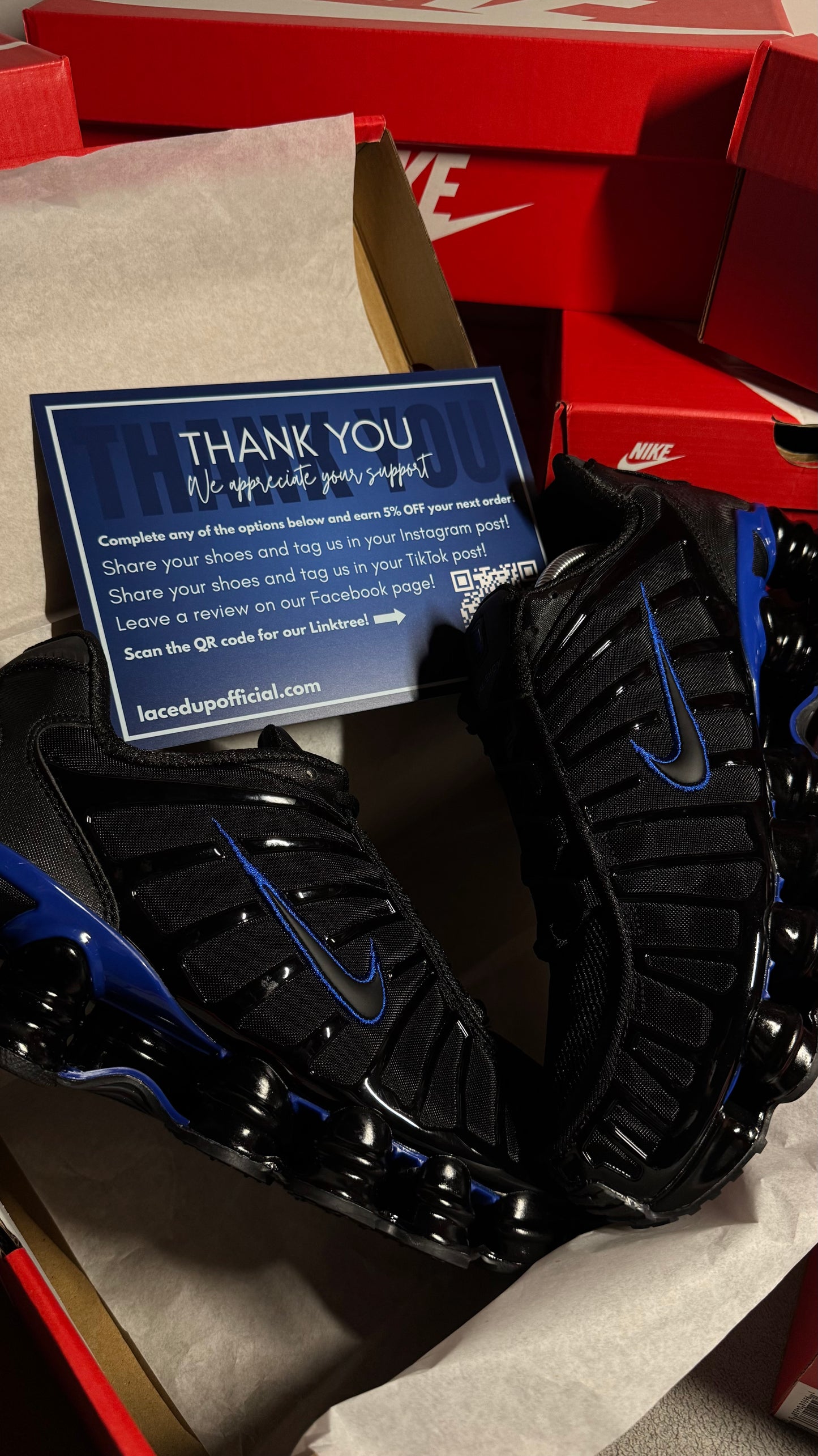 Nike Shox TL 'Black Racer Blue