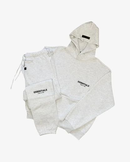 Fear of God Essentials Tracksuit 'Light Oatmeal'
