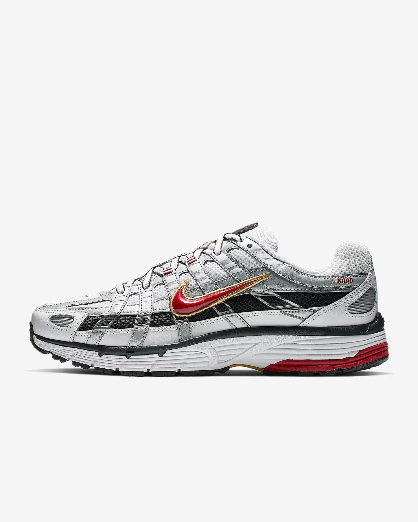 Nike P-6000 'Platinum Varsity Red'